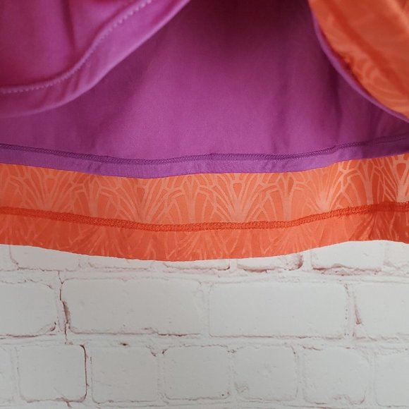 Merrell Skirt S Orange Athletic Cargo Mini Lightweight Hiking Lined Drawstring - Picture 7 of 10